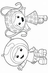 Umizoomi Coloring Team Pages Print Getcolorings Colouring sketch template