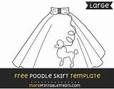 Poodle Skirt Template Choose Board sketch template