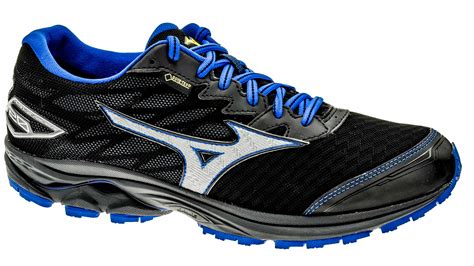 mizuno wave rider  gtx blacksilverblue bestellen bij koole sport