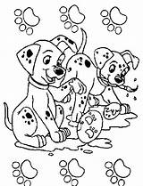 Coloring Pages Dalmatians Dalmatian Puppy Puppies Dalmation Getcolorings Getdrawings Printable Colorings sketch template