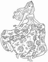 Barbie Coloring Pages Printable Princess Fashion Dreamhouse Kids House Life Dream Print Outline Cartoon Colouring Color Book Barbies Designer Getdrawings sketch template
