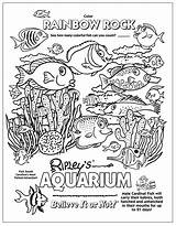 Coloring Aquarium Pages Kids Printable Tank Ripley School Book Creatures Beach Ocean Ripleys Sea Fish Underwater Sheets Believe Coloriage Getcolorings sketch template