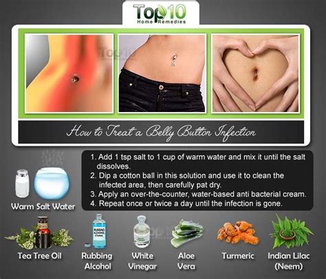treat  belly button infection top  home remedies infected