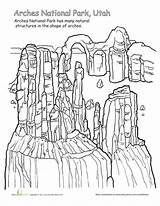 Coloring National Parks Park Teton Pages Grand Arches Nature Color Carlsbad Caverns Sequoia Sheets Utah Designlooter Education Worksheet Adult Rock sketch template