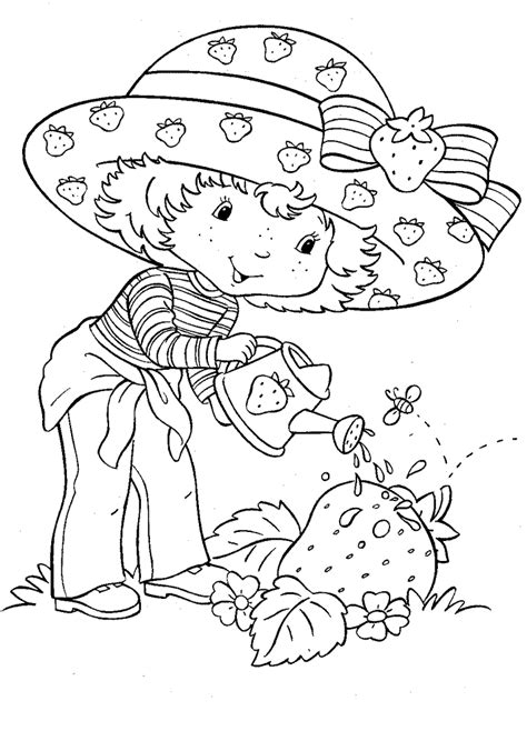strawberry shortcake coloring pages learn  coloring