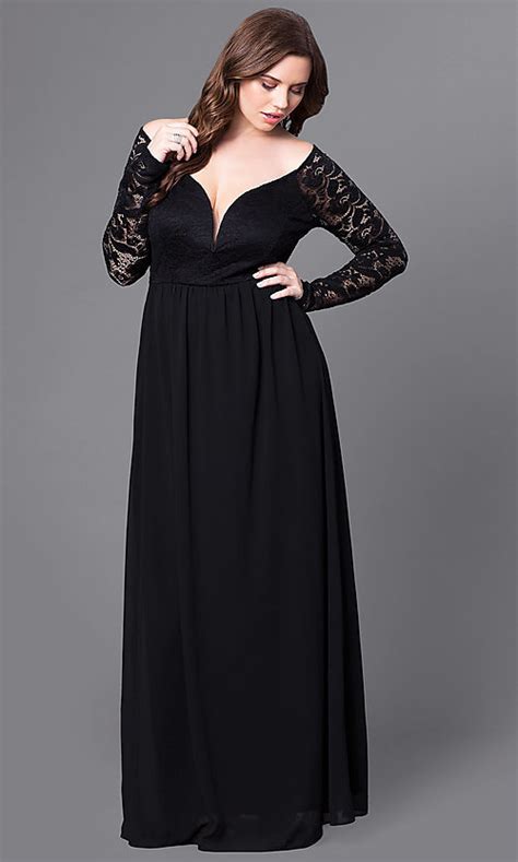 cheap long plus size formal prom dress promgirl