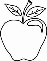 Apple Coloring Pages Colouring Year Kids Olds Clipart Color Drawing Outline Apples Print Preschoolers Book Gif Clip Comments Printable Coloringhome sketch template