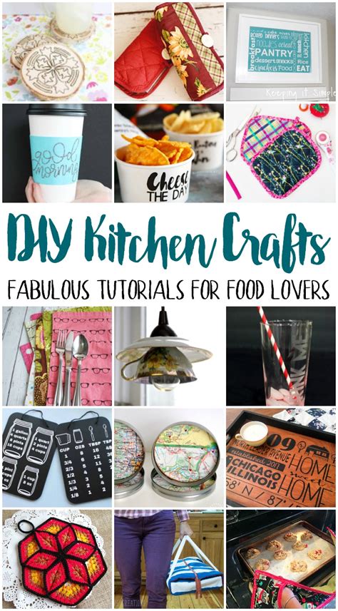 diy kitchen crafts mmm  block party keeping  simple