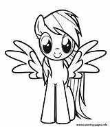 Dash Rainbow Coloring Pages Pony Little Front Printable Drawing Mlp Magic Print Clipart Friendship Color Book Kids Car Colouring Gif sketch template