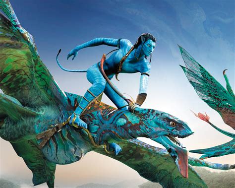 wallpaper jake sully neytiri ikran makto seze avatar