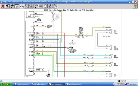 chevy impala radio wiring diagrams qa    models