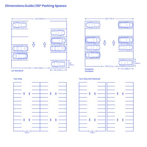 kontaminiert sechs wuenschenswert parking space dimensions  meters