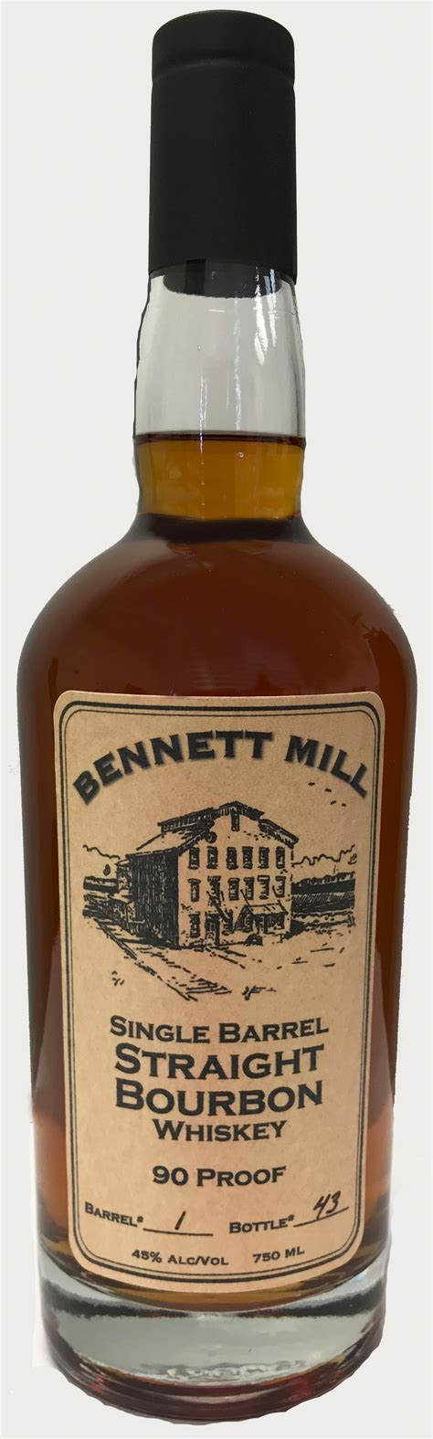 bennett mill single barrel straight bourbon   show  heartland
