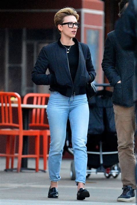 Scarlett Johansson In Jeans Out In New York 2 22 2017