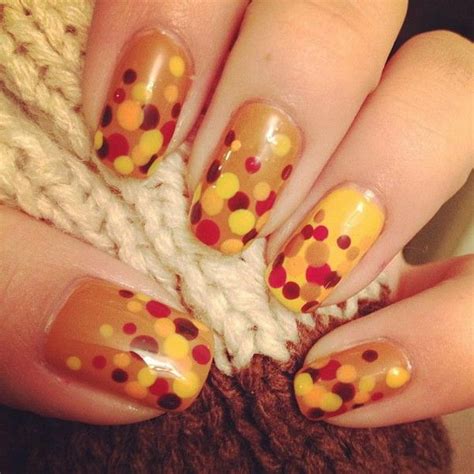 cool thanksgiving  fall nail designs hative