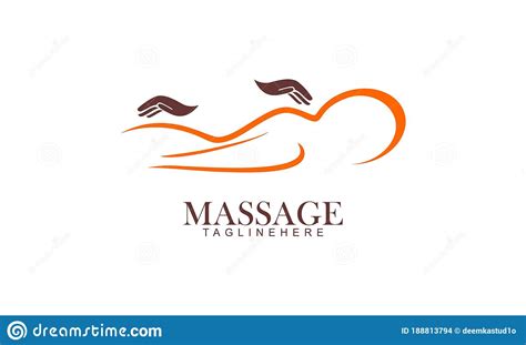 Body Massage Logo Vector Illustration Stock Vector Illustration Of