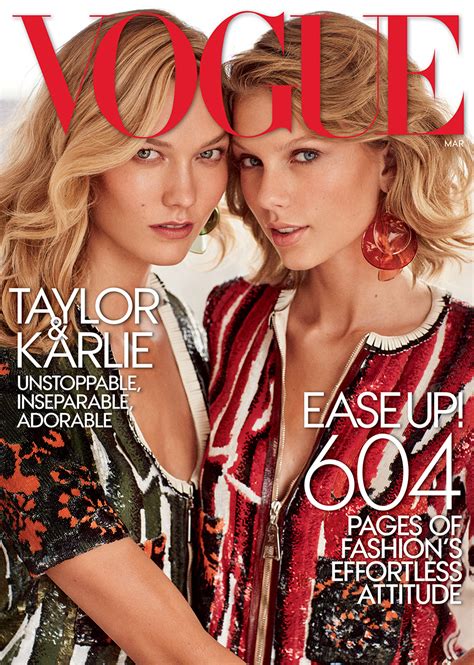Taylor Swift And Karlie Kloss Are On The Cover Of Vogue Time