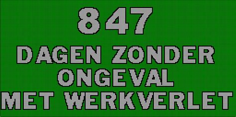 dagen zonder ongeval daylight verhoogt uw productiviteit veiligheid en gezondheid