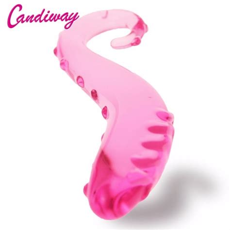 Glass Dildo Butt Plug Hippocampus Shape Pink Anal Women