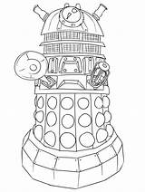 Coloring Pages Who Tardis Doctor Getdrawings sketch template
