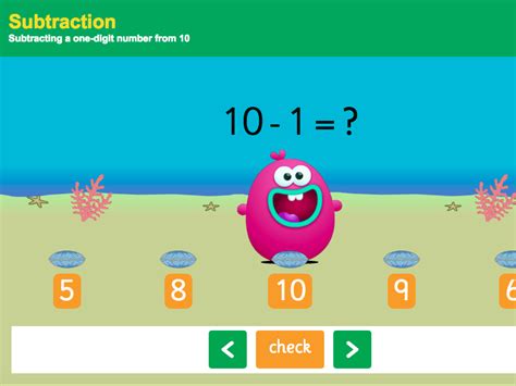 subtraction   subtracting   interactive game eyfs