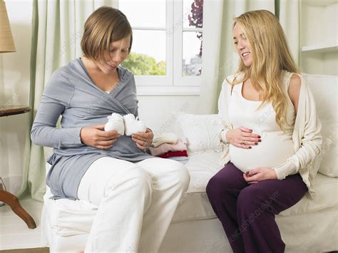 Pregnant Women In Nursery Stock Image F003 2306 Science Photo Library