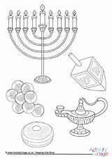 Hanukkah Colouring Coloring Pages Chanukah Lamp Oil David Star Menorah Gelt Color Dreidel Printable Getcolorings Village Activity Become Member Log sketch template