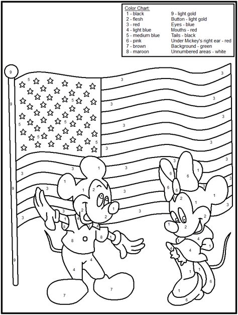fourthofjulycolorbynumber  printable fourth  july color