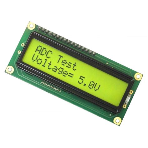 buy  lcd display yellow backlight  project  learn character