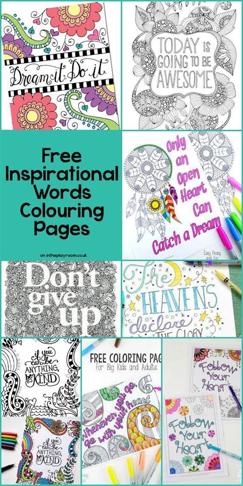 inspirational words grown  colouring pages coloring pages  grown