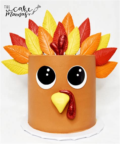 Gobble Gobble How Cute Is This Turkey Inspired Thanksgiving Cake It
