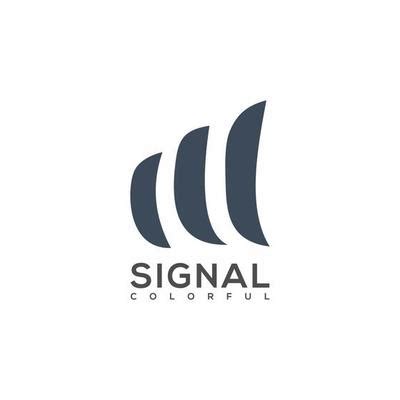 signal logo vector art icons  graphics