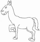 Esel Ausmalbild Lustiger Donkey Asinello Lucia Ausmalbilder Stampare Mule Asino Unico Kategorien Asini sketch template