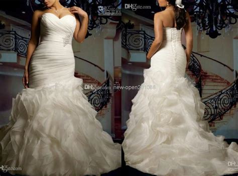 Mermaid Bridal Gowns 2014 New Custom Plus Size Sexy