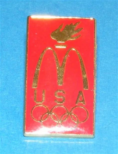 Atlanta 1996 Olympic Collectible Sponsor Pin Mcdonalds Logo Red 11