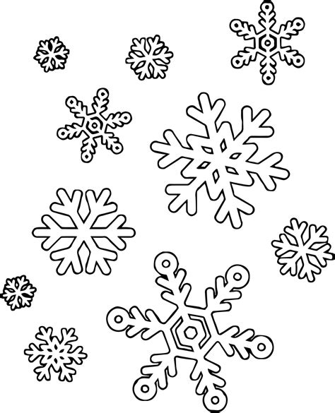 fascinating snowflakes coloring pages   fun  winter