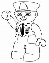 Coloring Uniform Pages Police Getcolorings sketch template