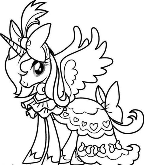 printable cute winged unicorn coloring page  printable coloring riset