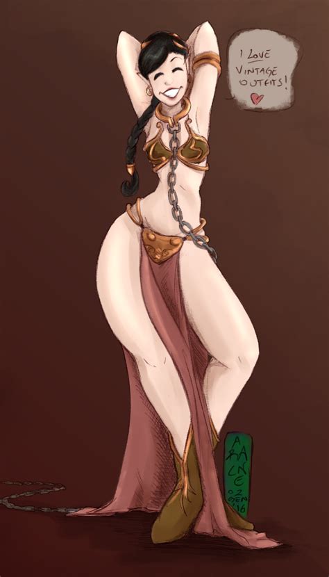 inanna s cosplay slave leia by aracne hentai foundry