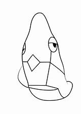 Metapod Coloring Pages Pokemon Printable Collection sketch template