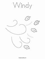 Windy Tracing sketch template