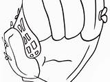 Baseball Drawing Mitt Glove Clipartmag sketch template