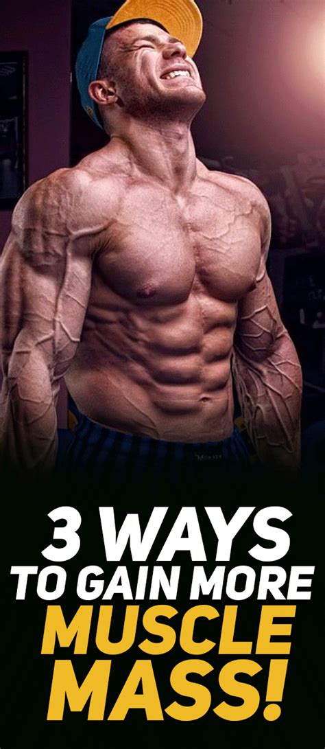 3 ways to gain more muscle mass muscle mass muscle