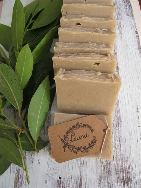 laurel aromatherapy soap  bay laurel lemon  lime essential oil