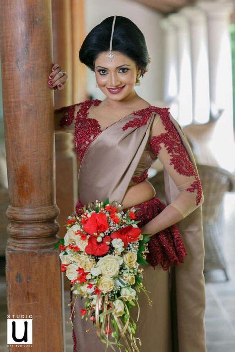 Sri Lankan Fashion Bridal Wedding Dresses Saree Wedding
