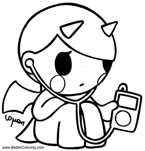 tokidoki coloring pages  art  printable coloring pages
