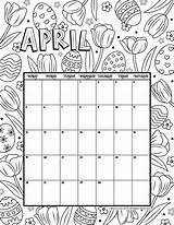 Calendar April Coloring Printable Kids Pages Activities Colouring Easter Blank Monthly Woo Jr Templates Woojr Print Broadcast 2021 Template Adults sketch template