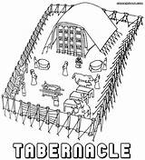 Tabernacle Coloring Pages Building Temple Color Printable Bible School Print Tabernacles Feast Choose Board sketch template