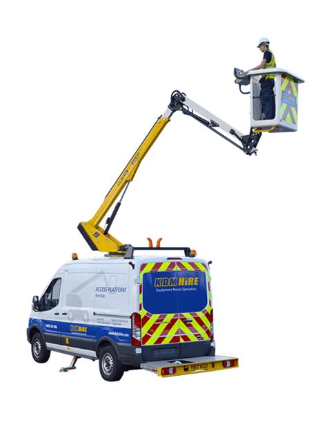 van mounted platform lift  kdm hire