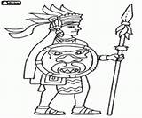 Coloring Huitzilopochtli Aztec Warrior Aztecas Designlooter Weapons 2kb 250px Choose Board sketch template